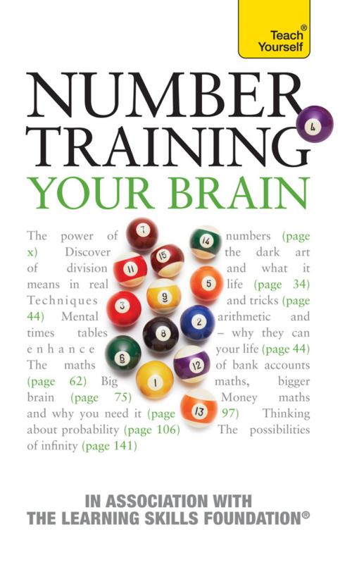 Cover of the book Number Training Your Brain: Teach Yourself by Jonathan Hancock, Jon Chapman, Hodder & Stoughton