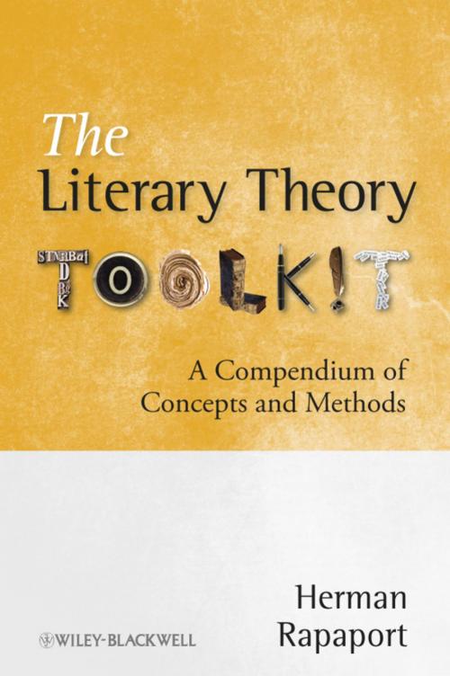 Cover of the book The Literary Theory Toolkit by Herman Rapaport, Wiley