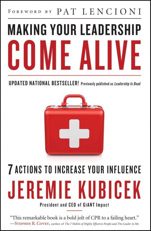 Cover of the book Making Your Leadership Come Alive by Jeremie Kubicek, Howard Books