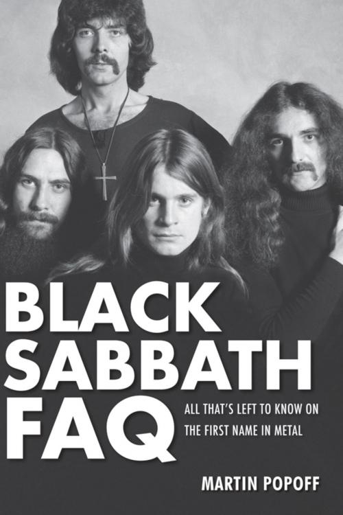 Cover of the book Black Sabbath FAQ by Martin Popoff, Backbeat