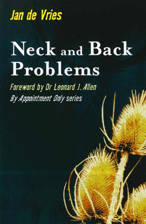 Cover of the book Neck and Back Problems by Jan de Vries, Mainstream Publishing