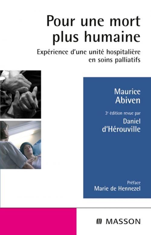 Cover of the book Pour une mort plus humaine by Maurice Abiven, Daniel D'Hérouville, Elsevier Health Sciences