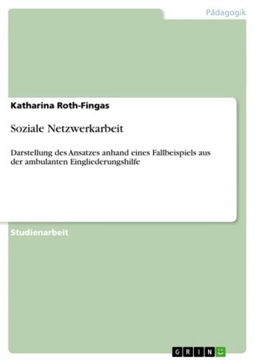 Cover of the book Soziale Netzwerkarbeit by Katharina Roth-Fingas, GRIN Verlag
