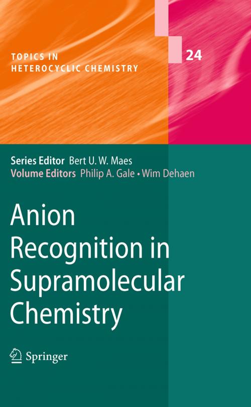 Cover of the book Anion Recognition in Supramolecular Chemistry by , Springer Berlin Heidelberg
