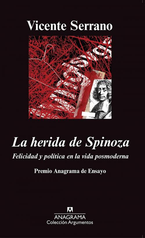 Cover of the book La herida de Spinoza by Vicente Serrano, Editorial Anagrama