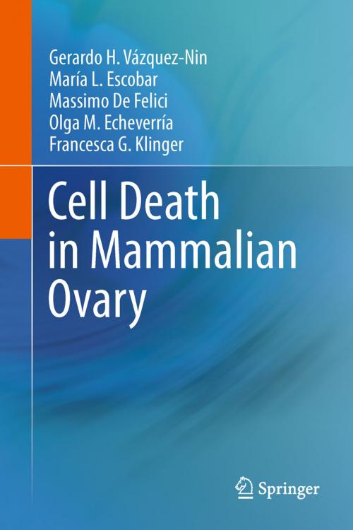 Cover of the book Cell Death in Mammalian Ovary by Gerardo H. Vázquez-Nin, María Luisa Escobar, M. De Felici, Olga Margarita Echeverría, Francesca Gioia Klinger, Springer Netherlands