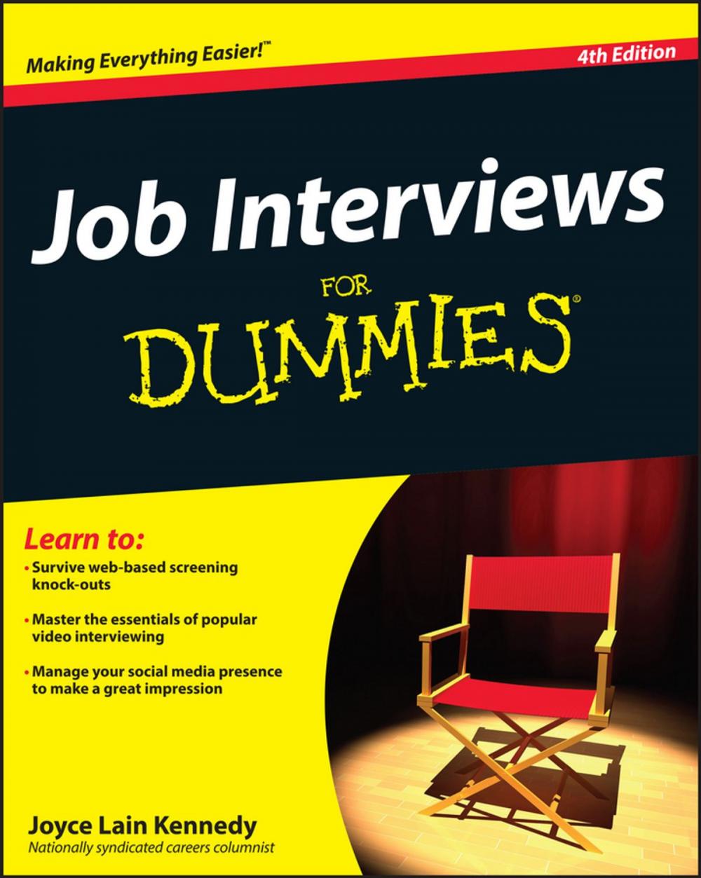 Big bigCover of Job Interviews For Dummies
