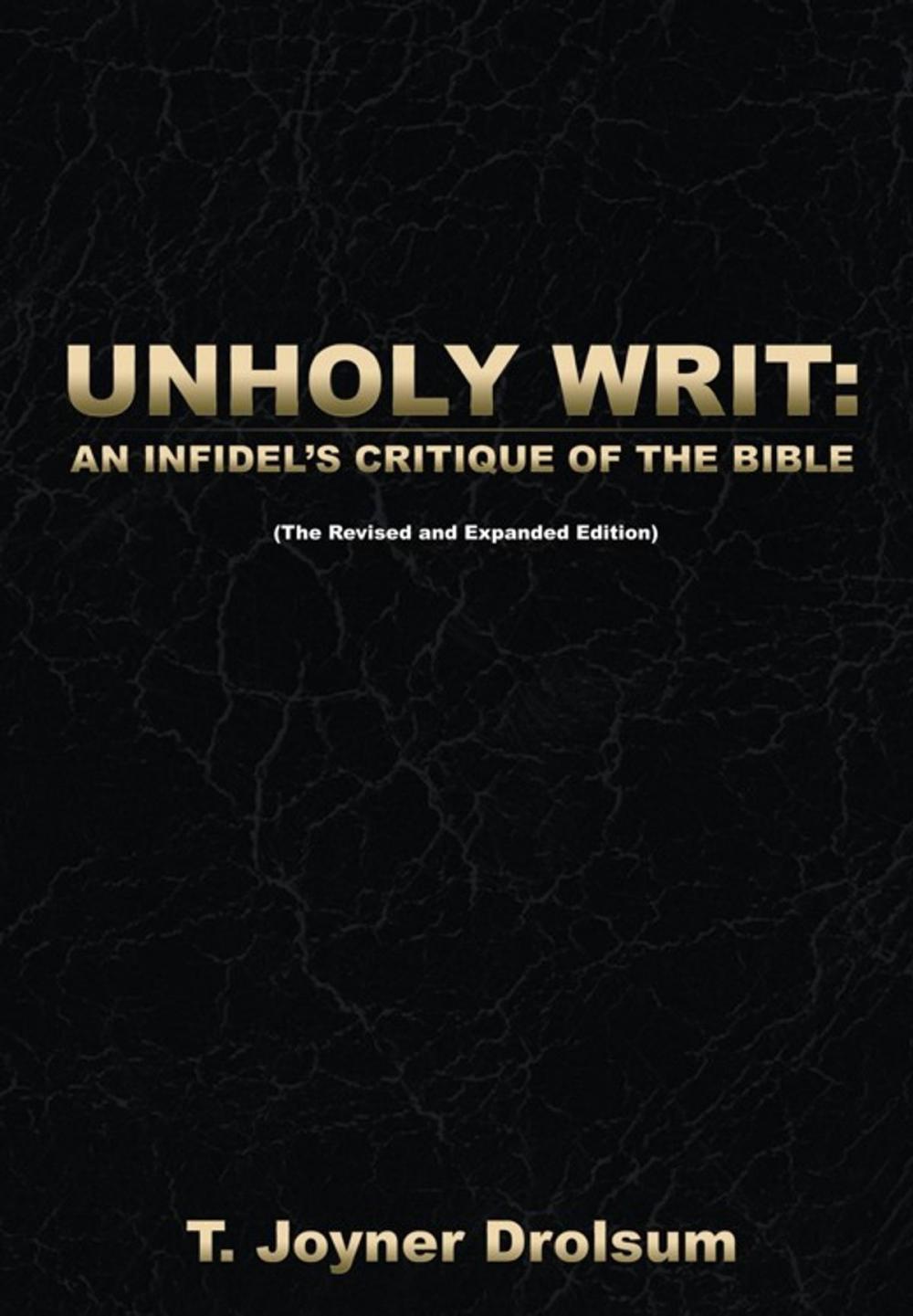Big bigCover of Unholy Writ: