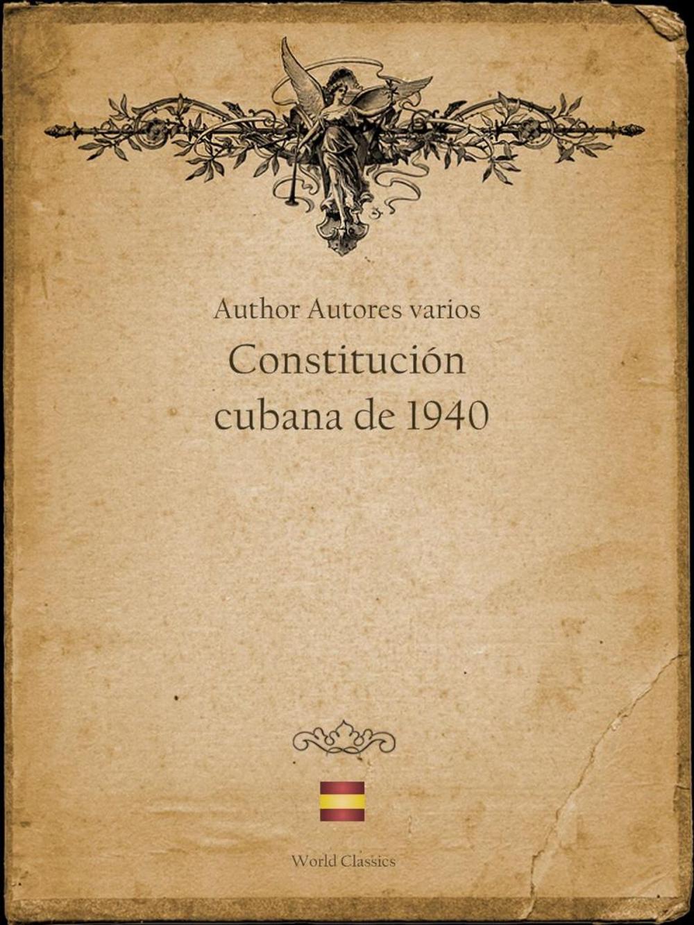 Big bigCover of Constitución cubana de 1940 (Spanish edition)