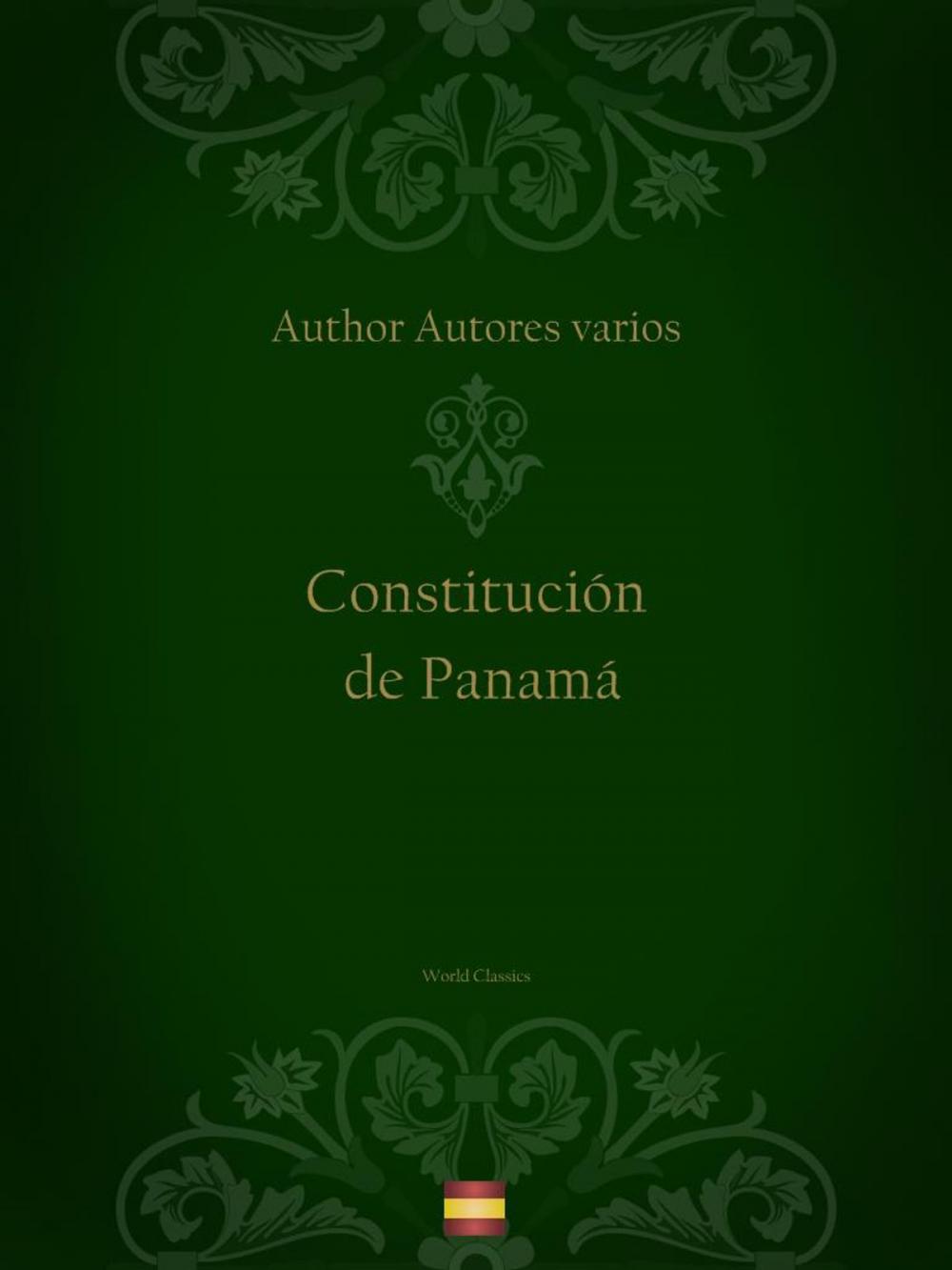 Big bigCover of Constitución de Panamá (Spanish edition)