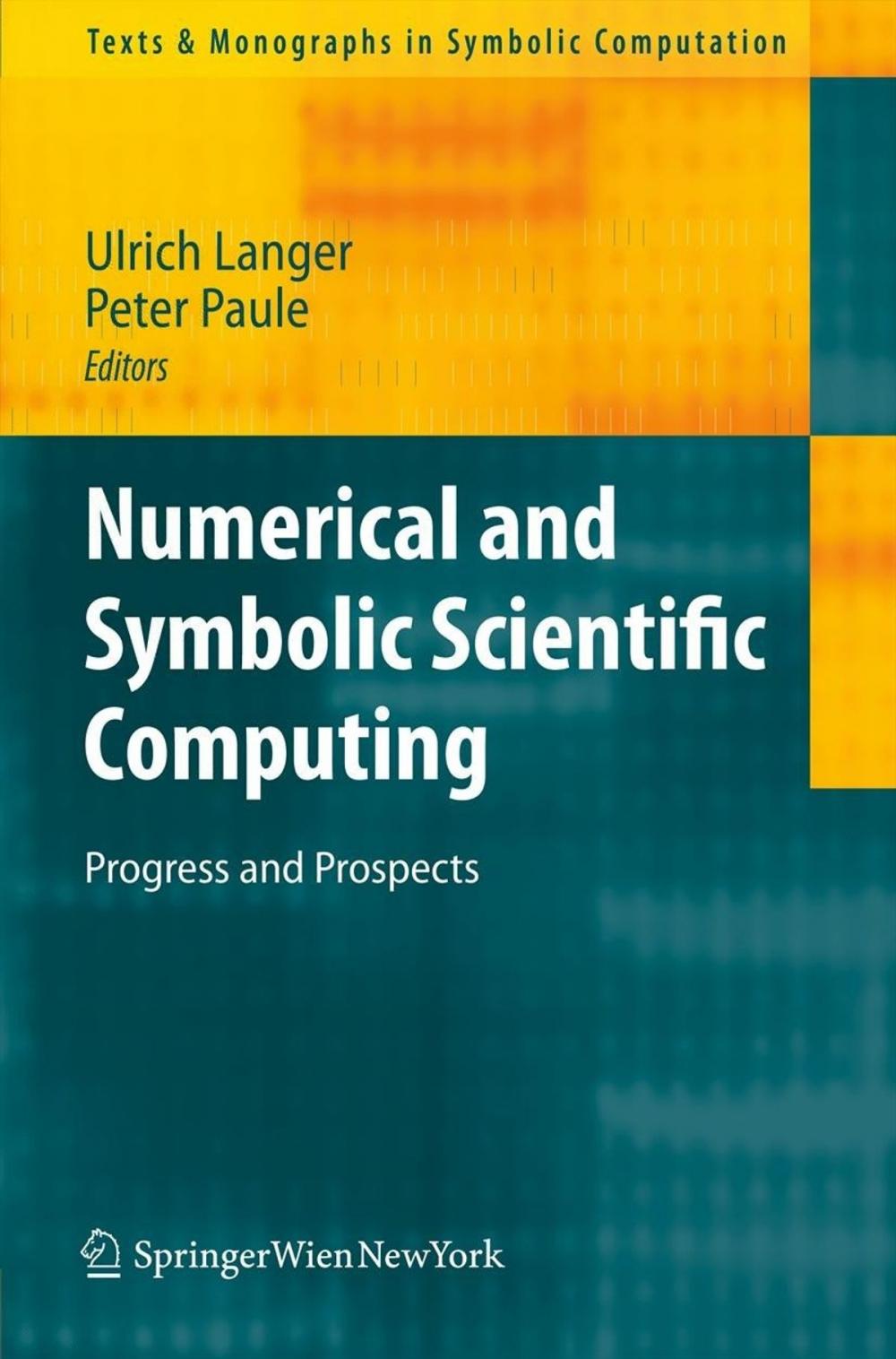 Big bigCover of Numerical and Symbolic Scientific Computing