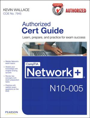 Cover of the book CompTIA Network+ N10-005 Authorized Cert Guide by James W. Walker, Linda H. Lewis