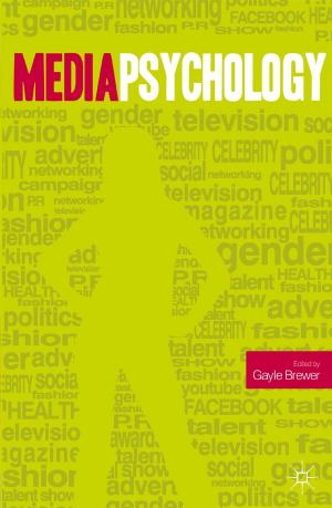 Cover of the book Media Psychology by Elizabeth Solopova, Stuart Lee