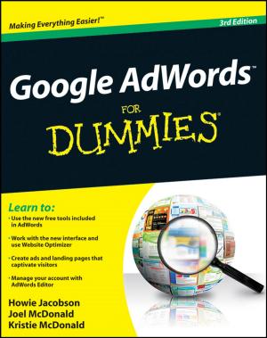 Cover of the book Google AdWords For Dummies by Mark Gerhard, Jon McFarland, Jeffrey Harper