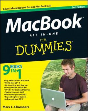 Cover of the book MacBook All-in-One For Dummies by Janine Warner, David LaFontaine