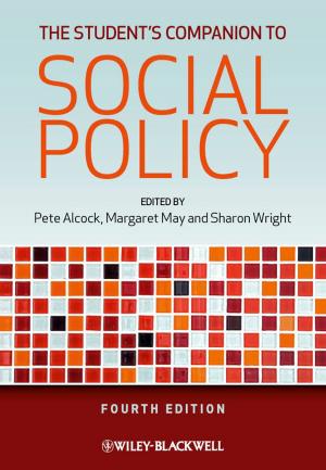 Cover of the book The Student's Companion to Social Policy by Donald W. Braben