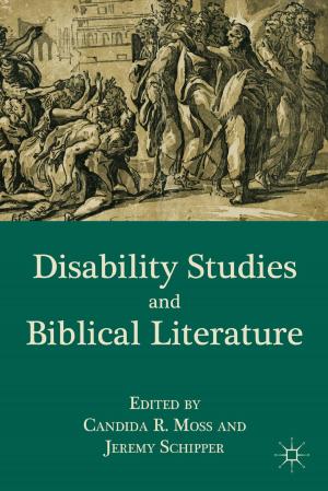 Cover of the book Disability Studies and Biblical Literature by Robert J. Lacey