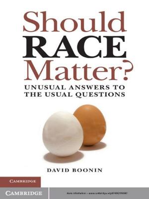 Cover of the book Should Race Matter? by Robert L. Jaffe, Washington Taylor
