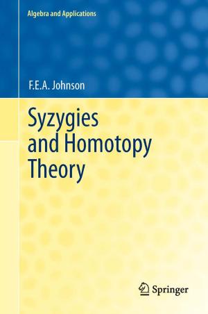 Book cover of Syzygies and Homotopy Theory