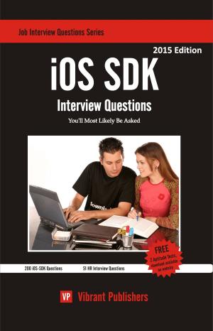 Book cover of iOS SDK Interview Questions You'll Most Likely Be Asked