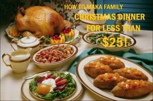 Cover of How to make a Family Christmas Dinner for Under $25