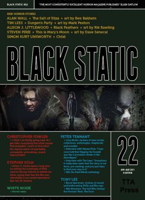 Book cover of Black Static #22 Horror Magazine