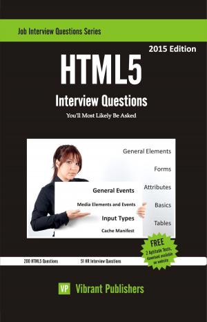 Book cover of HTML5 Interview Questions You'll Most Likely Be Asked