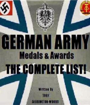 Cover of the book German Army Medals & Awards: The Complete List by Semih Süren