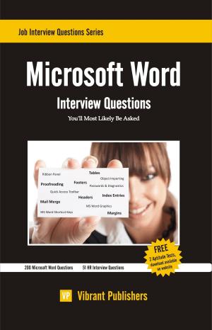 Cover of the book Microsoft Word Interview Questions You'll Most Likely Be Asked by Kalpesh Ashar