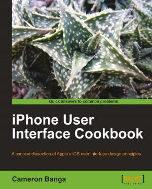 Cover of the book iPhone User Interface Cookbook by Pradeeka Seneviratne