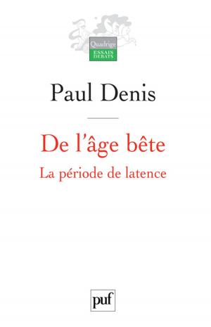 Cover of the book De l'âge bête by Charles Baudelaire
