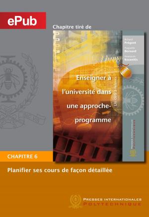 Cover of Planifier ses cours de façon détaillée (Chapitre)