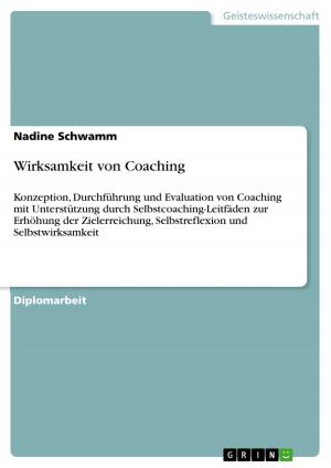 Cover of the book Wirksamkeit von Coaching by Robin Kramme