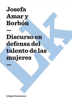 Cover of Discurso en defensa del talento de las mujeres