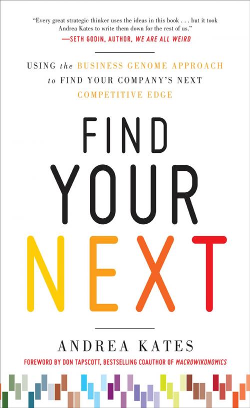 Cover of the book Find Your Next: Using the Business Genome Approach to Find Your Company’s Next Competitive Edge by Andrea Kates, McGraw-Hill Education