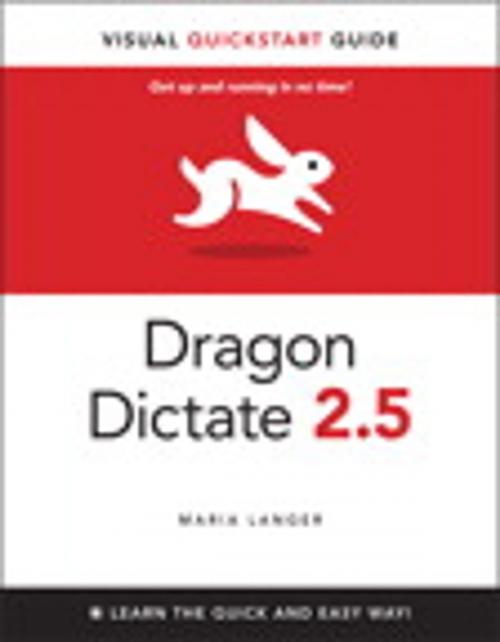 Cover of the book Dragon Dictate 2.5 by Maria Langer, Pearson Education