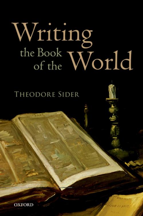 Cover of the book Writing the Book of the World by Theodore Sider, OUP Oxford