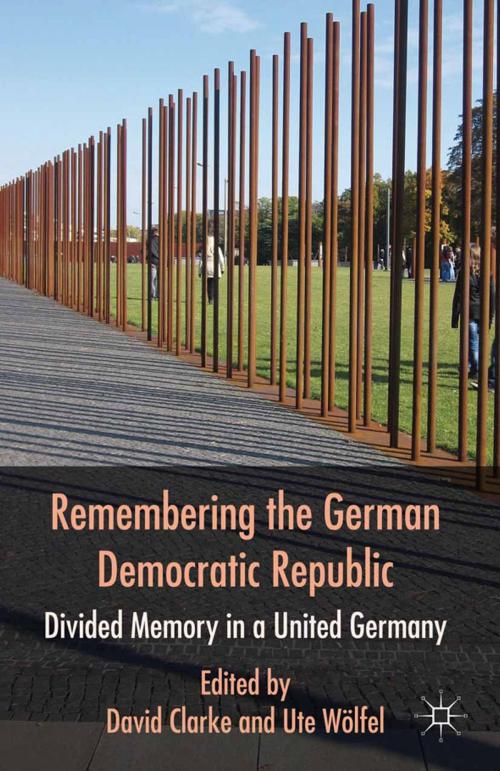 Cover of the book Remembering the German Democratic Republic by , Palgrave Macmillan UK