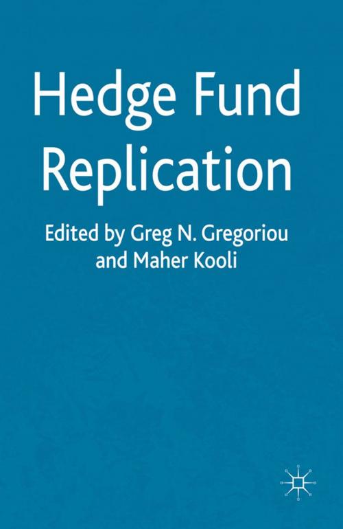 Cover of the book Hedge Fund Replication by , Palgrave Macmillan UK