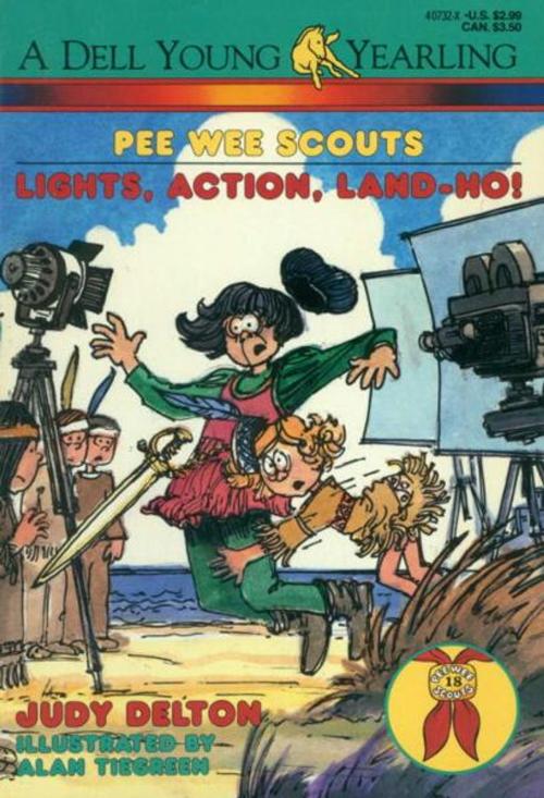 Cover of the book Pee Wee Scouts: Lights, Action, Land-Ho! by Judy Delton, Random House Children's Books