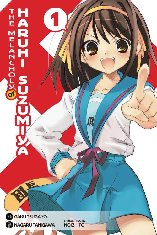 Cover of the book The Melancholy of Haruhi Suzumiya, Vol. 1 (Manga) by Nagaru Tanigawa, Gaku Tsugano, Noizi Ito, Yen Press