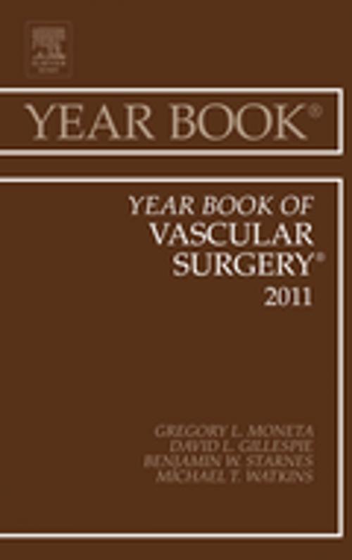 Cover of the book Year Book of Vascular Surgery 2011 - E-Book by Gregory L. Moneta, MD, Elsevier Health Sciences