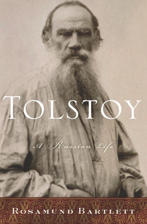 Cover of the book Tolstoy by Rosamund Bartlett, Houghton Mifflin Harcourt