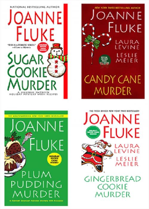 Cover of the book Joanne Fluke Christmas Bundle: Sugar Cookie Murder, Candy Cane Murder, Plum Pudding Murder, & Gingerbread Cookie Murder by Joanne Fluke, Laura Levine, Leslie Meier, Kensington