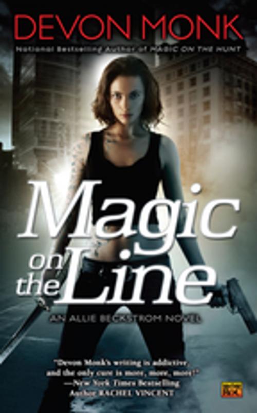 Cover of the book Magic on the Line by Devon Monk, Penguin Publishing Group