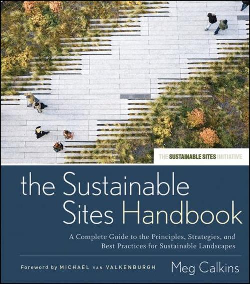 Cover of the book The Sustainable Sites Handbook by Meg Calkins, Wiley