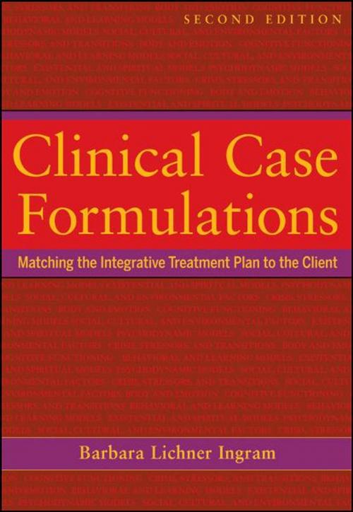 Cover of the book Clinical Case Formulations by Barbara Lichner Ingram, Wiley