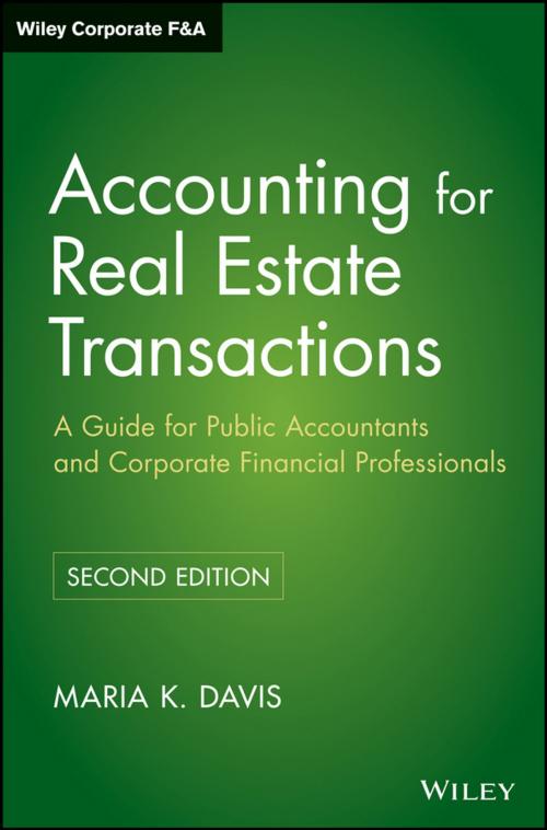 Cover of the book Accounting for Real Estate Transactions by Maria K. Davis, Wiley