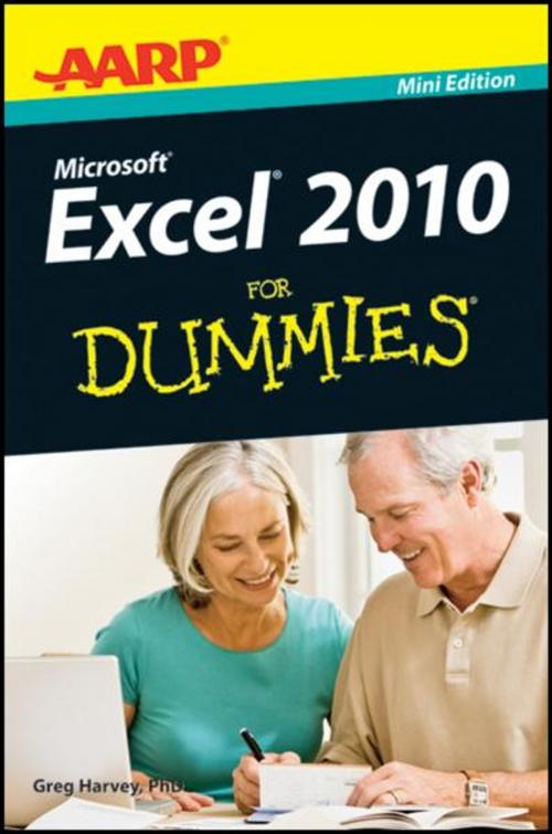 Cover of the book AARP Excel 2010 For Dummies by Greg Harvey, Wiley