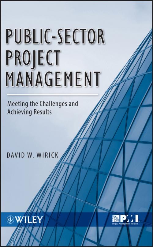 Cover of the book Public-Sector Project Management by David Wirick, Wiley